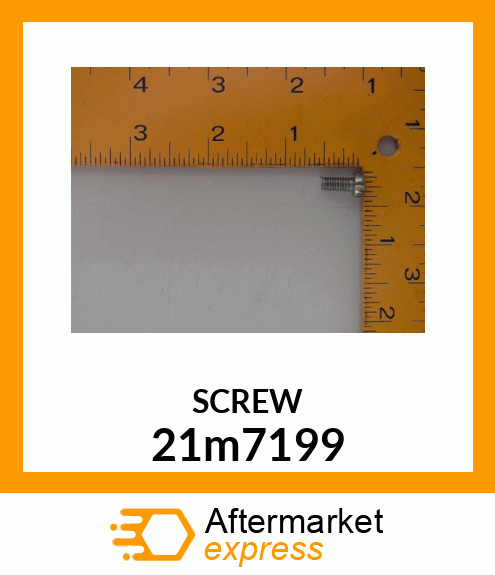 SCREW, SLTD CHEESE HEAD, METRIC 21m7199