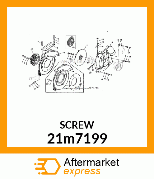 SCREW, SLTD CHEESE HEAD, METRIC 21m7199