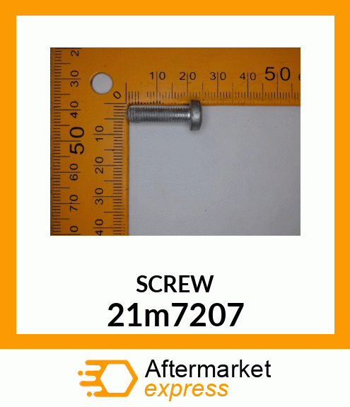 SCREW, CR PAN HEAD, METRIC 21m7207