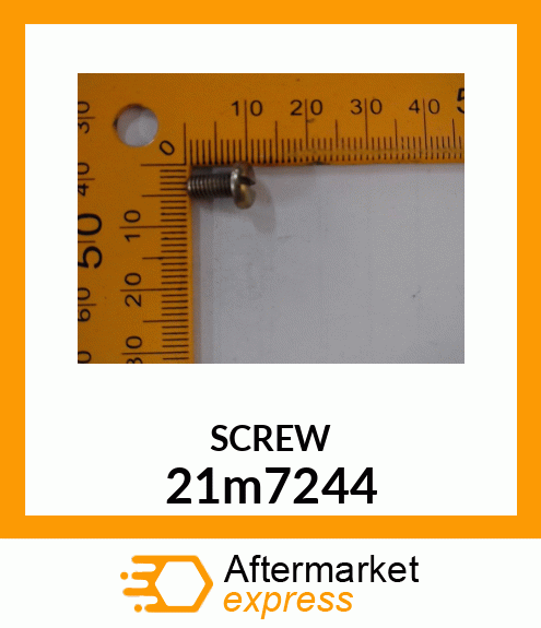 SCREW, SLTD PAN HEAD, METRIC 21m7244