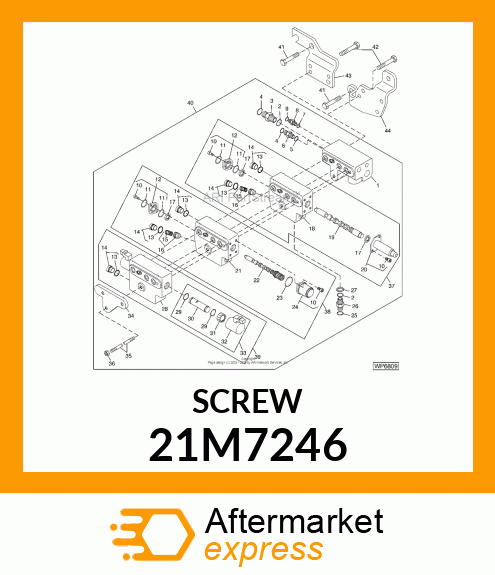 SCREW, CR PAN HEAD, METRIC 21M7246