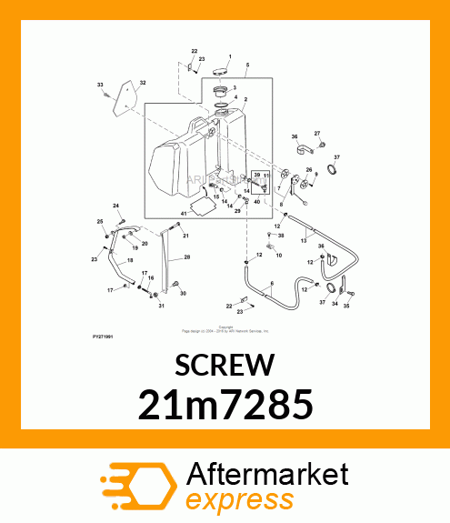 SCREW, CR PAN HEAD, METRIC 21m7285