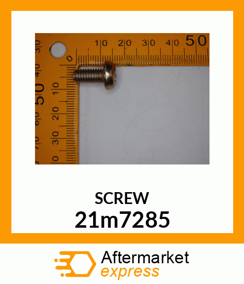 SCREW, CR PAN HEAD, METRIC 21m7285