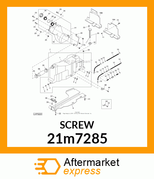 SCREW, CR PAN HEAD, METRIC 21m7285