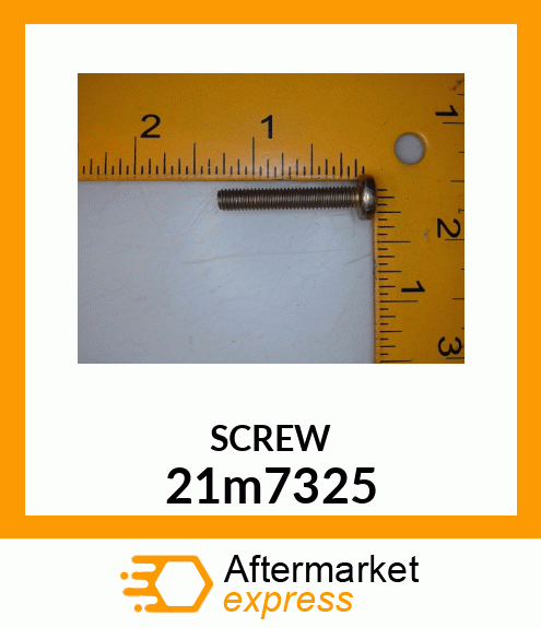SCREW, CR PAN HEAD, METRIC 21m7325