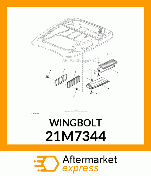 SCREW, WING, METRIC 21M7344