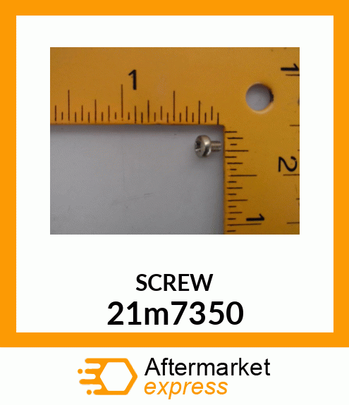 SCREW, CR PAN HEAD, METRIC 21m7350