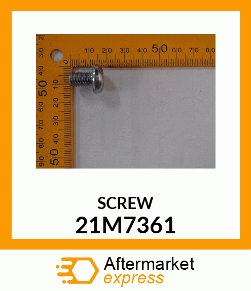 SCREW, CR PAN HEAD, METRIC 21M7361