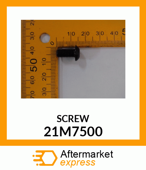 SCREW, HEX SKT BUTTON HD, METRIC 21M7500