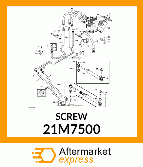 SCREW, HEX SKT BUTTON HD, METRIC 21M7500