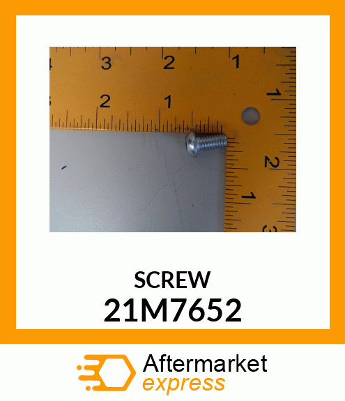 SCREW, HEX SKT BUTTON HD, METRIC 21M7652