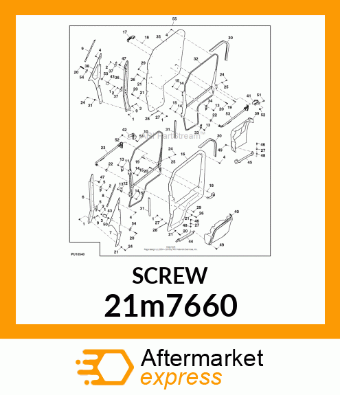 SCREW, HEX SKT BUTTON HD, METRIC 21m7660