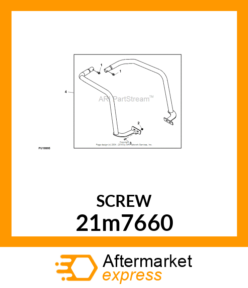 SCREW, HEX SKT BUTTON HD, METRIC 21m7660