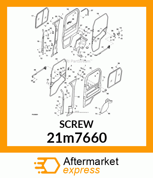 SCREW, HEX SKT BUTTON HD, METRIC 21m7660