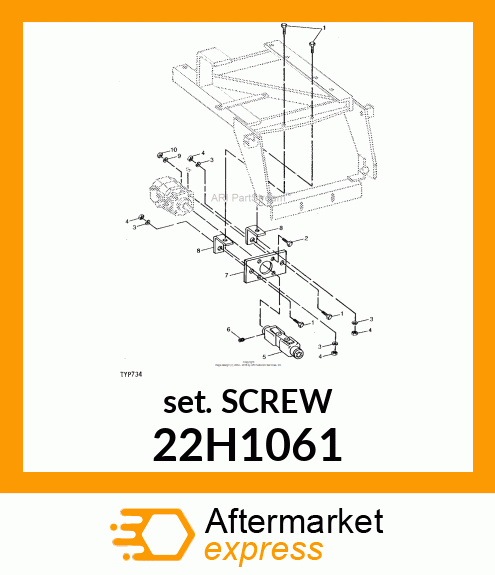 SCREW, SET, HEX SOCKET HEAD 22H1061