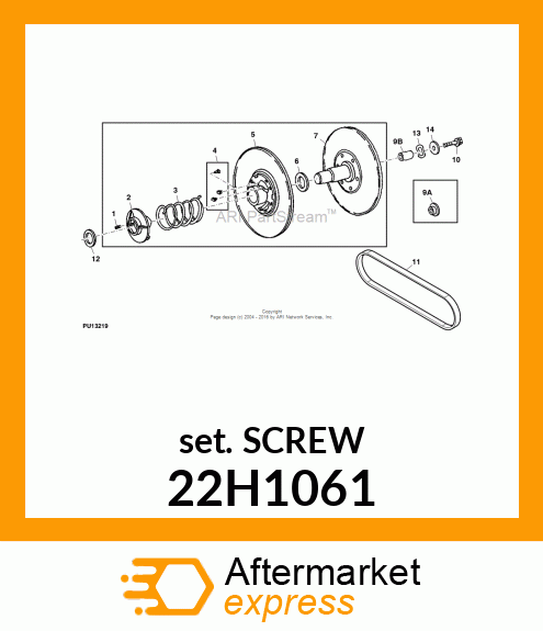 SCREW, SET, HEX SOCKET HEAD 22H1061