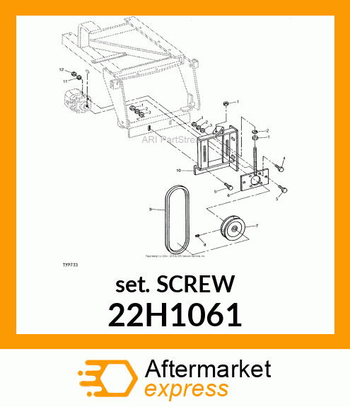 SCREW, SET, HEX SOCKET HEAD 22H1061