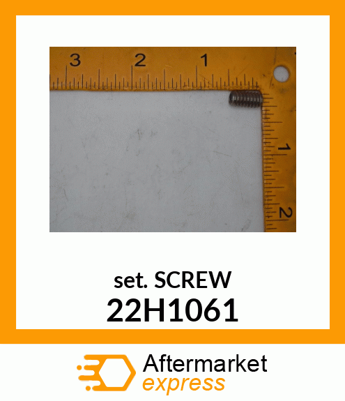 SCREW, SET, HEX SOCKET HEAD 22H1061