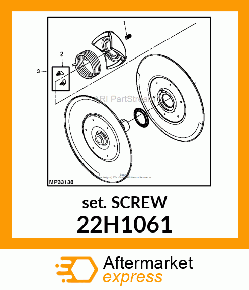 SCREW, SET, HEX SOCKET HEAD 22H1061