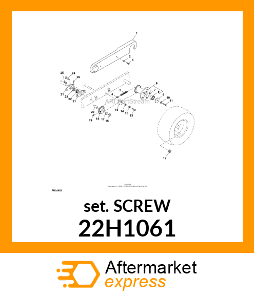 SCREW, SET, HEX SOCKET HEAD 22H1061