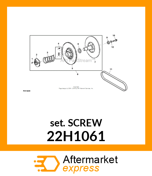 SCREW, SET, HEX SOCKET HEAD 22H1061