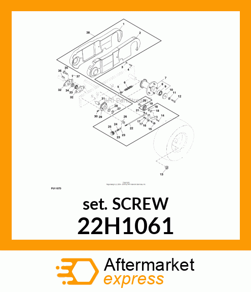 SCREW, SET, HEX SOCKET HEAD 22H1061