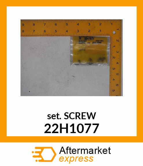 SCREW, SET, HEX SOCKET HEAD 22H1077