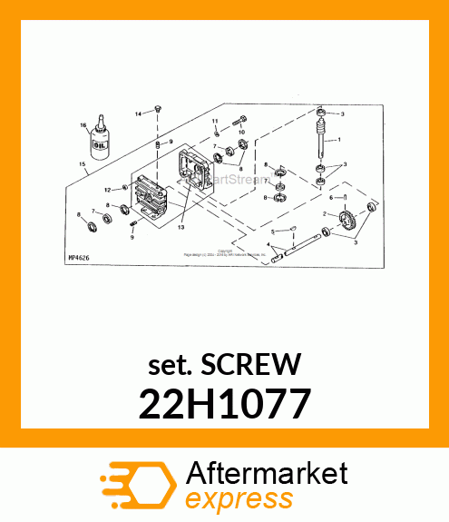 SCREW, SET, HEX SOCKET HEAD 22H1077