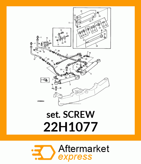 SCREW, SET, HEX SOCKET HEAD 22H1077