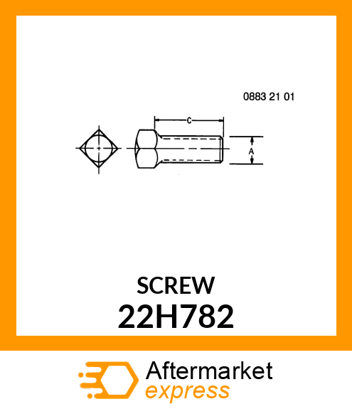 SCREW, SET, SQUARE HEAD 22H782