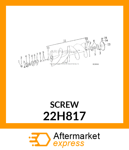 SCREW, SET, SQUARE HEAD 22H817