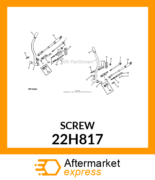 SCREW, SET, SQUARE HEAD 22H817