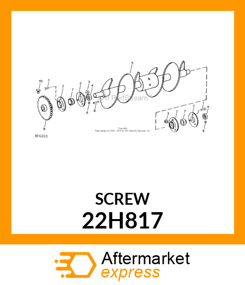 SCREW, SET, SQUARE HEAD 22H817