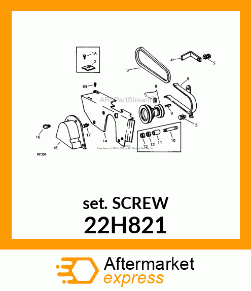 SCREW, SET, HEX SOCKET HEAD 22H821