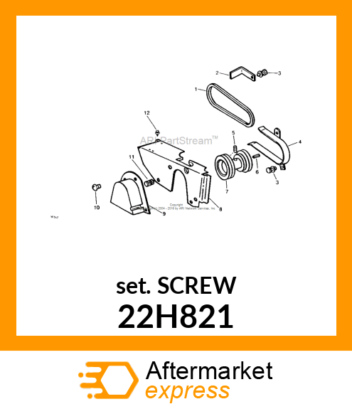 SCREW, SET, HEX SOCKET HEAD 22H821