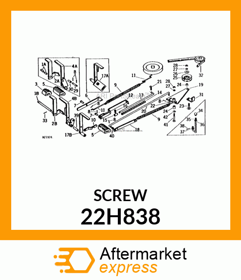 SCREW, SET, SQUARE HEAD 22H838