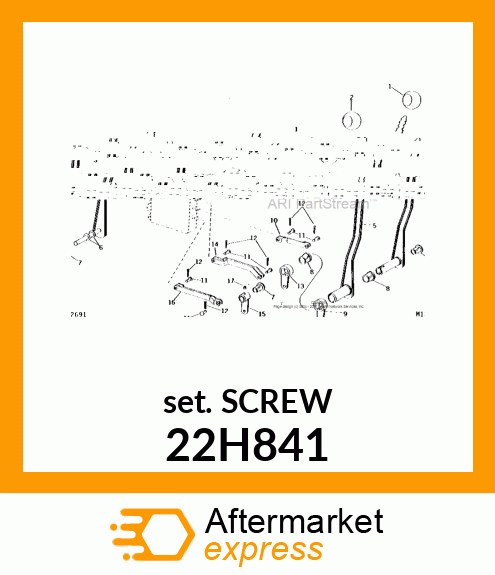 SCREW, SET, HEX SOCKET HEAD 22H841