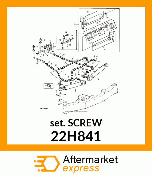 SCREW, SET, HEX SOCKET HEAD 22H841