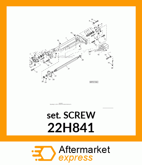 SCREW, SET, HEX SOCKET HEAD 22H841