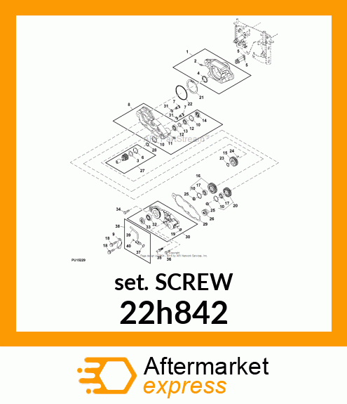 SCREW, SET, HEX SOCKET HEAD 22h842