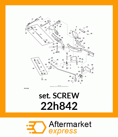 SCREW, SET, HEX SOCKET HEAD 22h842