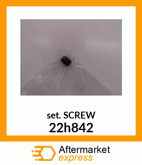 SCREW, SET, HEX SOCKET HEAD 22h842