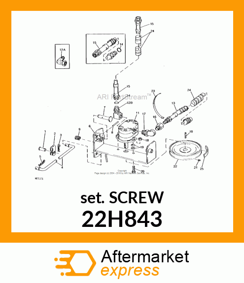 SCREW, SET, HEX SOCKET HEAD 22H843