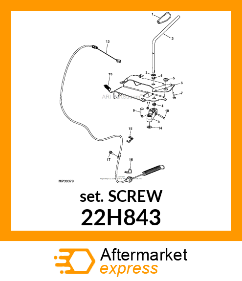 SCREW, SET, HEX SOCKET HEAD 22H843