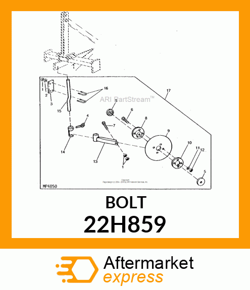 SCREW, SET, SQUARE HEAD 22H859