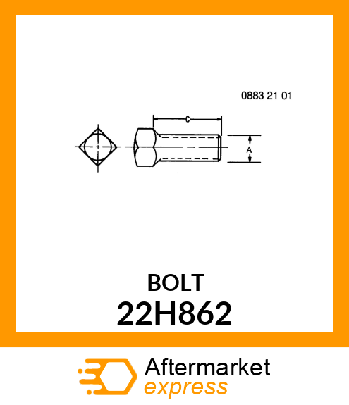 SCREW, SET, SQUARE HEAD 22H862