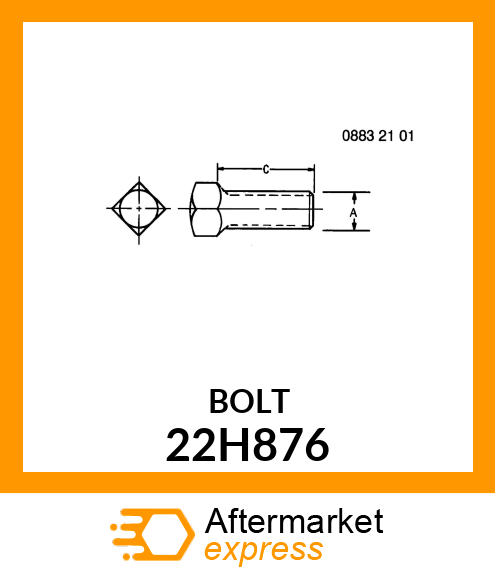 SCREW, SET, SQUARE HEAD 22H876