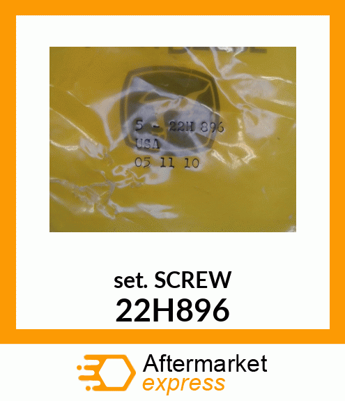 SCREW, SET, HEX SOCKET HEAD 22H896