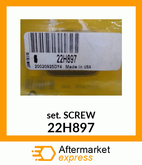 SCREW, SET, HEX SOCKET HEAD 22H897