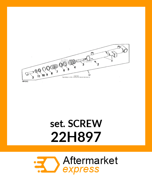 SCREW, SET, HEX SOCKET HEAD 22H897